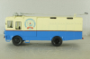 ТГ-3 троллейбус грузовой, бежевый/голубой, NAS011, Наши Автобусы, Спецвыпуск №11, 1:43