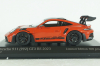 Porsche 911 (992) GT3 RS mit Weissach-Paket, red with black rims and black décor, 413062108, Minichamps 1:43