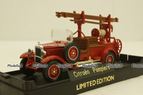 Citroen C4F 1930 Pompiers, Limited Edition, Solido 1:43