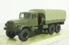 Краз-214Б борт с тентом зеленый 1963, Н287, Наш Автопром 1:43