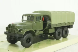 Краз-214Б борт с тентом зеленый 1963, Н287, Наш Автопром 1:43