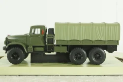 Краз-214Б борт с тентом зеленый 1963, Н287, Наш Автопром 1:43