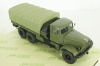 Краз-214Б борт с тентом зеленый 1963, Н287, Наш Автопром 1:43