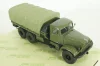 Краз-214Б борт с тентом зеленый 1963, Н287, Наш Автопром 1:43