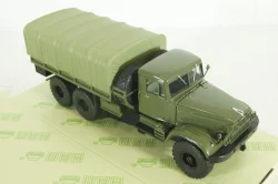 Краз-214Б борт с тентом зеленый 1963, Н287, Наш Автопром 1:43