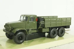 Краз-214Б борт с тентом зеленый 1963, Н287, Наш Автопром 1:43