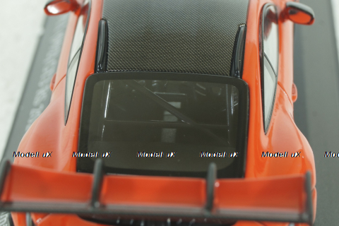 Porsche 911 (992) GT3 RS mit Weissach-Paket, red with black rims and black décor, 413062108, Minichamps 1:43