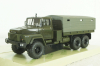Краз-260 борт с тентом, Зеленый, 1979г, Н290, Наш Автопром 1:43