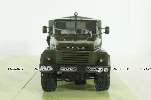 Краз-260 борт с тентом, Зеленый, 1979г, Н290, Наш Автопром 1:43