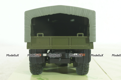 Краз-260 борт с тентом, Зеленый, 1979г, Н290, Наш Автопром 1:43