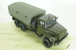Краз-260 борт с тентом, Зеленый, 1979г, Н290, Наш Автопром 1:43