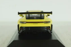 Porsche 911 (992) GT3 RS with Weissach-Paket, yellow with golden rims and black decor, 413062106,  Minichamps 1:43 