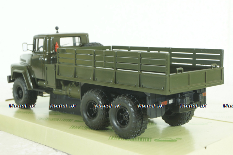 Краз-260 борт с тентом, Зеленый, 1979г, Н290, Наш Автопром 1:43