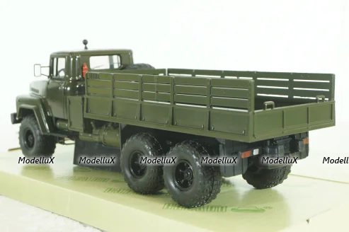 Краз-260 борт с тентом, Зеленый, 1979г, Н290, Наш Автопром 1:43