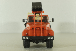 Краз-260 ЭО-4421А Экскаватор, красный/бежевий, Н745, Наш Автопром 1:43