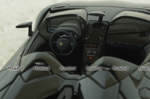 Lamborghini Aventador J Roadster 2012, black, 54653, AutoArt 1:43