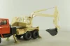 Краз-260 ЭО-4421А Экскаватор, красный/бежевий, Н745, Наш Автопром 1:43
