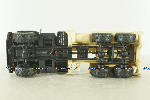 Краз-260 ЭО-4421А Экскаватор, красный/бежевий, Н745, Наш Автопром 1:43