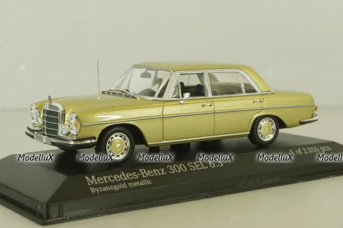 Mercedes 300 SEL 6.3 (W109) 1968, gold metallic, 430 039100, Minichamps 1:43