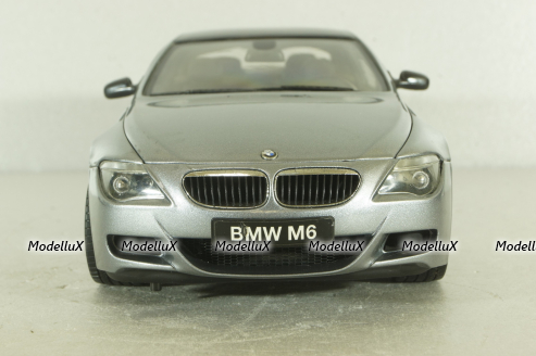 BMW M6 (E63) 2003, grey 08703S, Kyosho 1:18