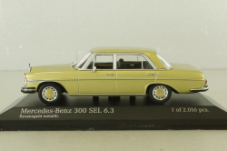 Mercedes 300 SEL 6.3 (W109) 1968, gold metallic, 430 039100, Minichamps 1:43