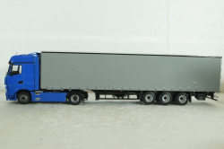 Камаз-54901 с п/п Нефаз-93341, син/серый, 102996, АвтоИстория 1:43