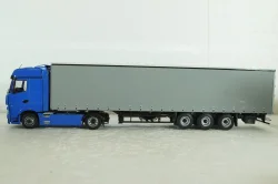 Камаз-54901 с п/п Нефаз-93341, син/серый, 102996, АвтоИстория 1:43