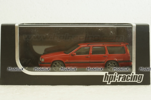 Volvo 850R Estate, red, HPI 1:43