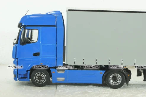 Камаз-54901 с п/п Нефаз-93341, син/серый, 102996, АвтоИстория 1:43