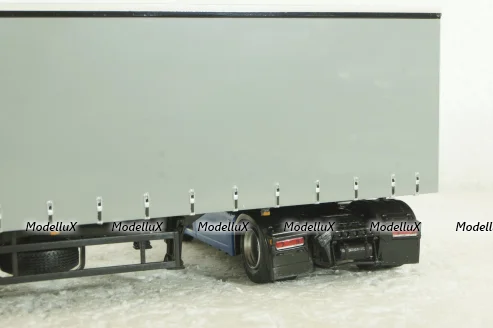 Камаз-54901 с п/п Нефаз-93341, син/серый, 102996, АвтоИстория 1:43