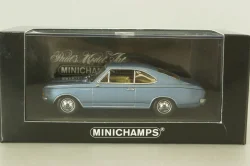 Opel Record (C) coupe 1966, blue metallic, 430046120, Minichamps 1:43