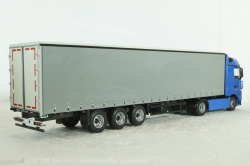 Камаз-54901 с п/п Нефаз-93341, син/серый, 102996, АвтоИстория 1:43