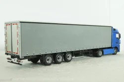 Камаз-54901 с п/п Нефаз-93341, син/серый, 102996, АвтоИстория 1:43
