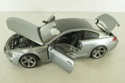 BMW M6 (E63) 2003, grey 08703S, Kyosho 1:18