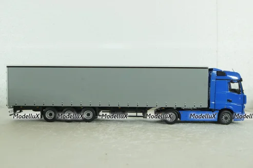 Камаз-54901 с п/п Нефаз-93341, син/серый, 102996, АвтоИстория 1:43