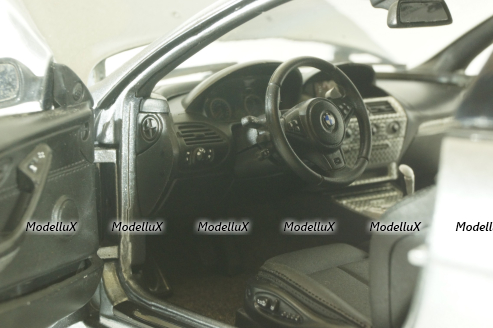 BMW M6 (E63) 2003, grey 08703S, Kyosho 1:18