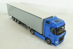 Камаз-54901 с п/п Нефаз-93341, син/серый, 102996, АвтоИстория 1:43