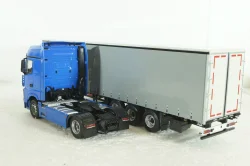 Камаз-54901 с п/п Нефаз-93341, син/серый, 102996, АвтоИстория 1:43