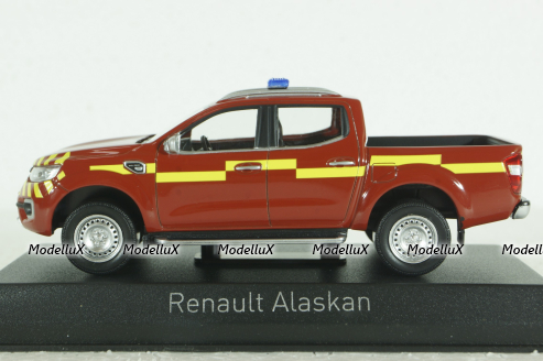 Renault Alaskan Pick-Up Pompiers 2017, 518393, Norev 1:43