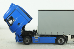 Камаз-54901 с п/п Нефаз-93341, син/серый, 102996, АвтоИстория 1:43