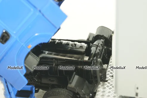 Камаз-54901 с п/п Нефаз-93341, син/серый, 102996, АвтоИстория 1:43