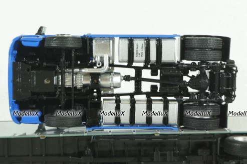 Камаз-54901 с п/п Нефаз-93341, син/серый, 102996, АвтоИстория 1:43