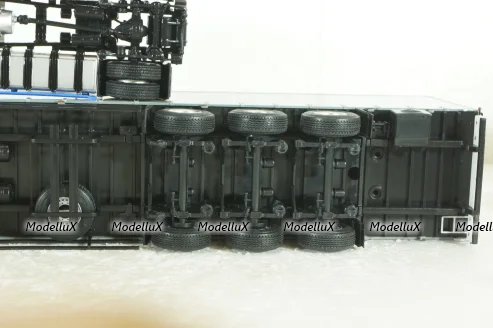 Камаз-54901 с п/п Нефаз-93341, син/серый, 102996, АвтоИстория 1:43