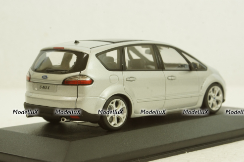 Ford S-Max 2007, Silver, 433085402, Minichamps 1:43