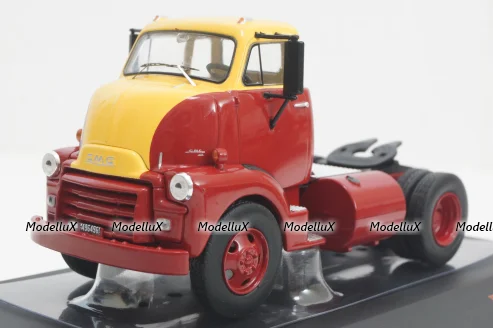 GMC 950 Coe red/yellow, TR081, IXO 1:43