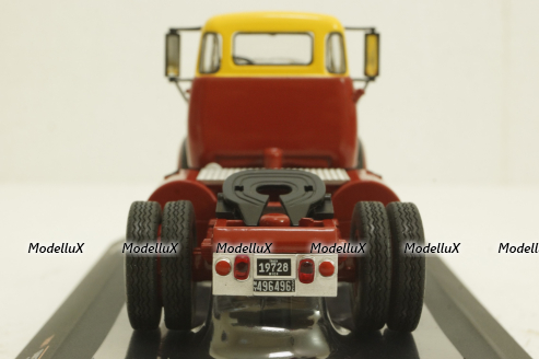 GMC 950 Coe red/yellow, TR081, IXO 1:43