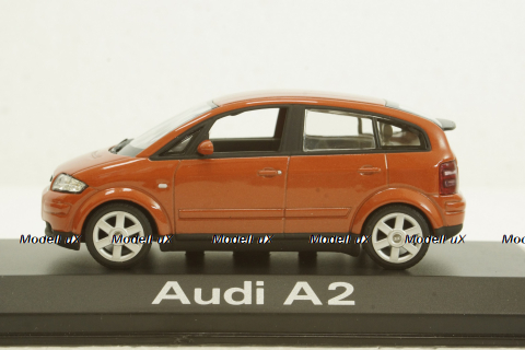 Audi A2 1999, orange 2.00.222.00748.002, Minichamps 1:43
