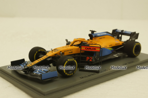McLaren MCL35 No.55 McLaren F1 Team 2nd Italian GP 2020 Carlos Sainz Jr. S6481, Spark 1:43