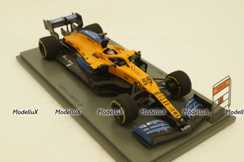 McLaren MCL35 No.55 McLaren F1 Team 2nd Italian GP 2020 Carlos Sainz Jr. S6481, Spark 1:43