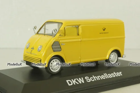 DKW Schnellaster Typ 30 "Deutsche Bundespost" 1954, yellow, 02393, Schuco 1:43